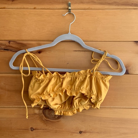REFORMATION Tie Up Bikini Top - Picture 3 of 3